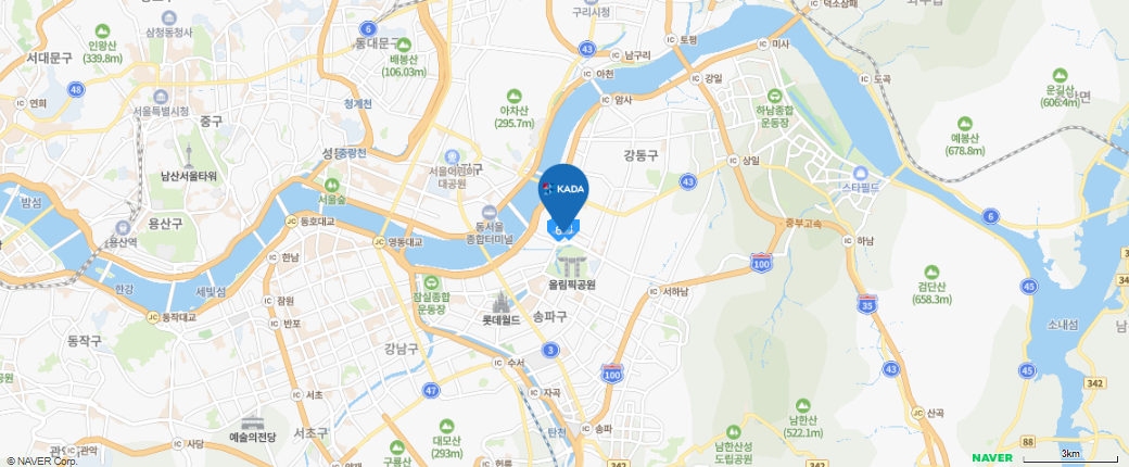 한국도핑방지위원회 찾아 오시는 길 지도